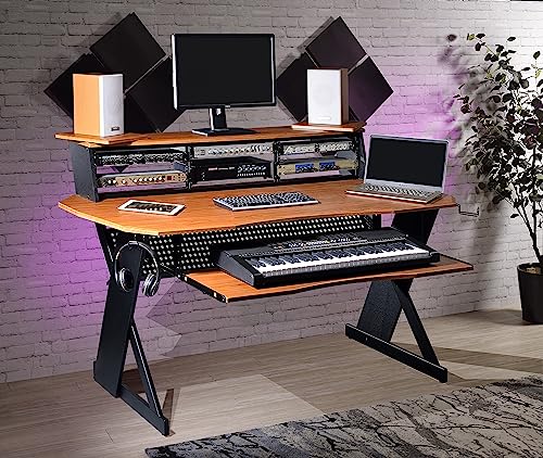 Music Studio Desk Workstation with 3 x 4U Rack L278641