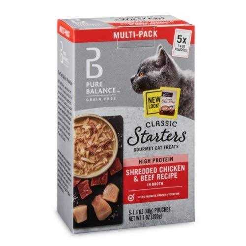 Shredded Chicken & Beef Broth Cat Treats H5601