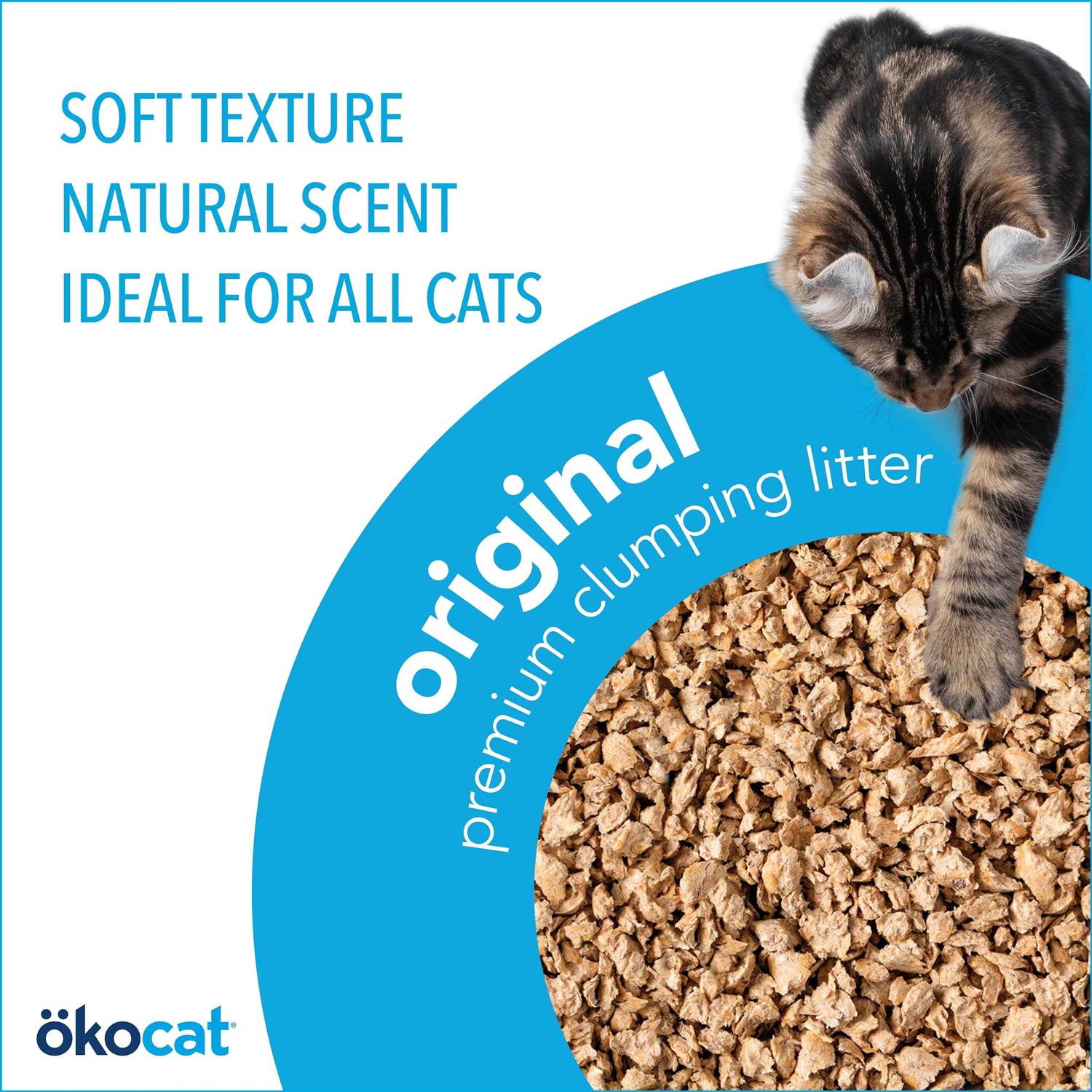 Natural Wood Clumping Cat Litter K15944