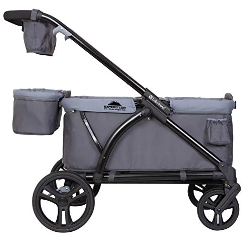 Wagon Stroller, Solid Print Gray R3572