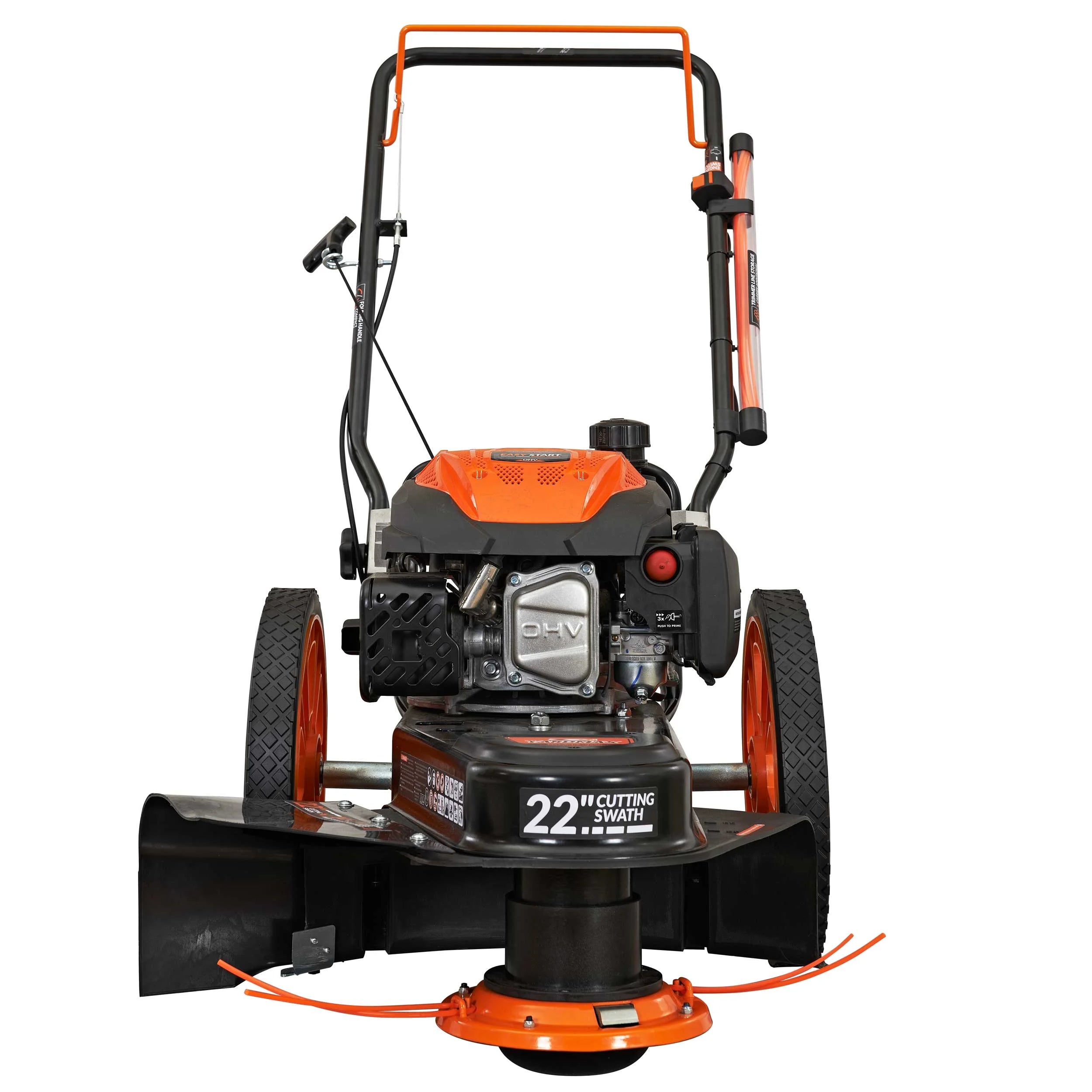 22 in. 170cc Gas Walk Behind String Trimmer Mower X63822