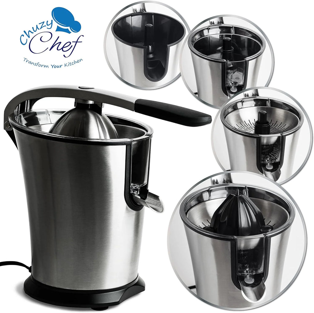 Electric Citrus Juicer with Anti-Drip Press, 300W O4816