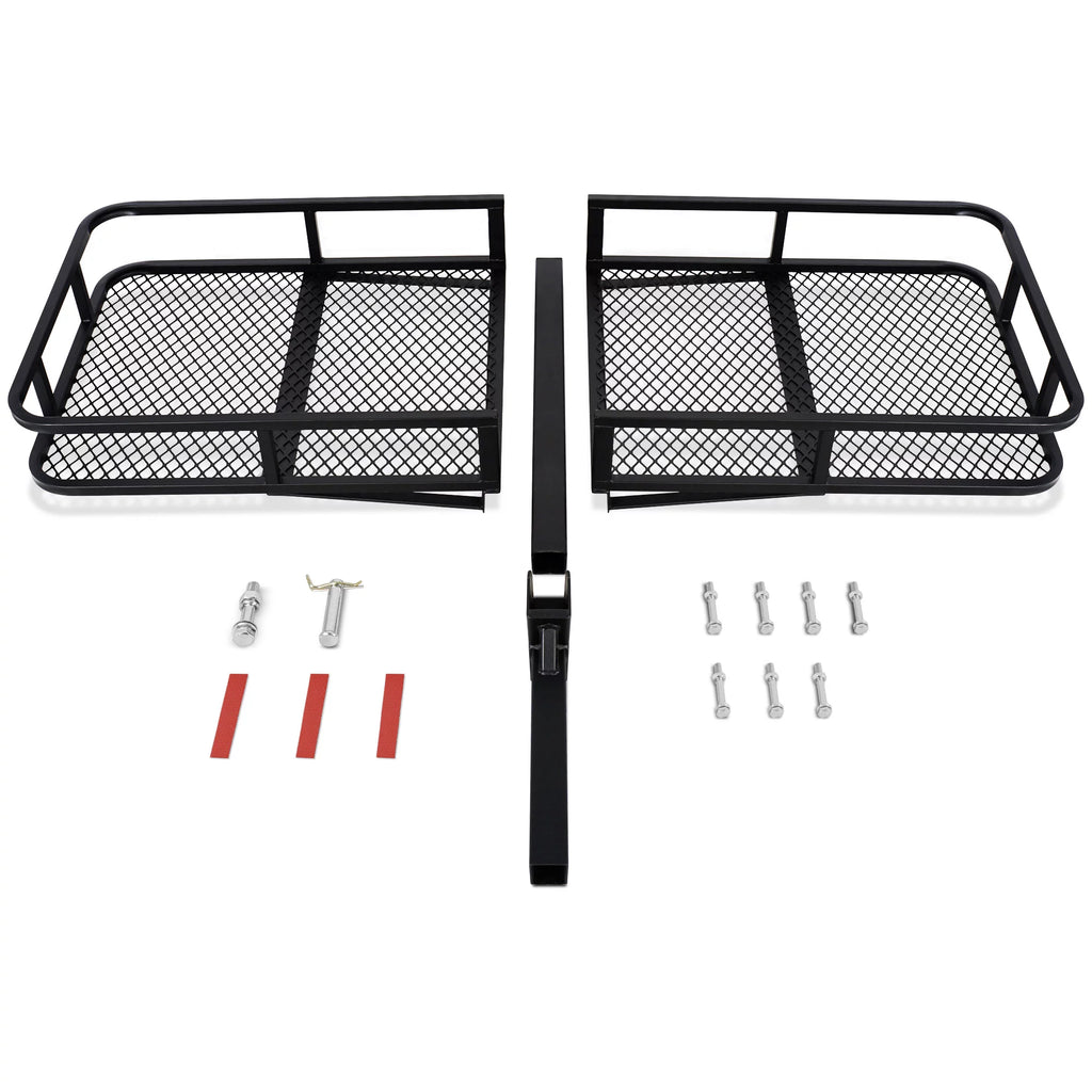 Folding Cargo Carrier Luggage Basket 2" Receiver Hitch 60" T60298