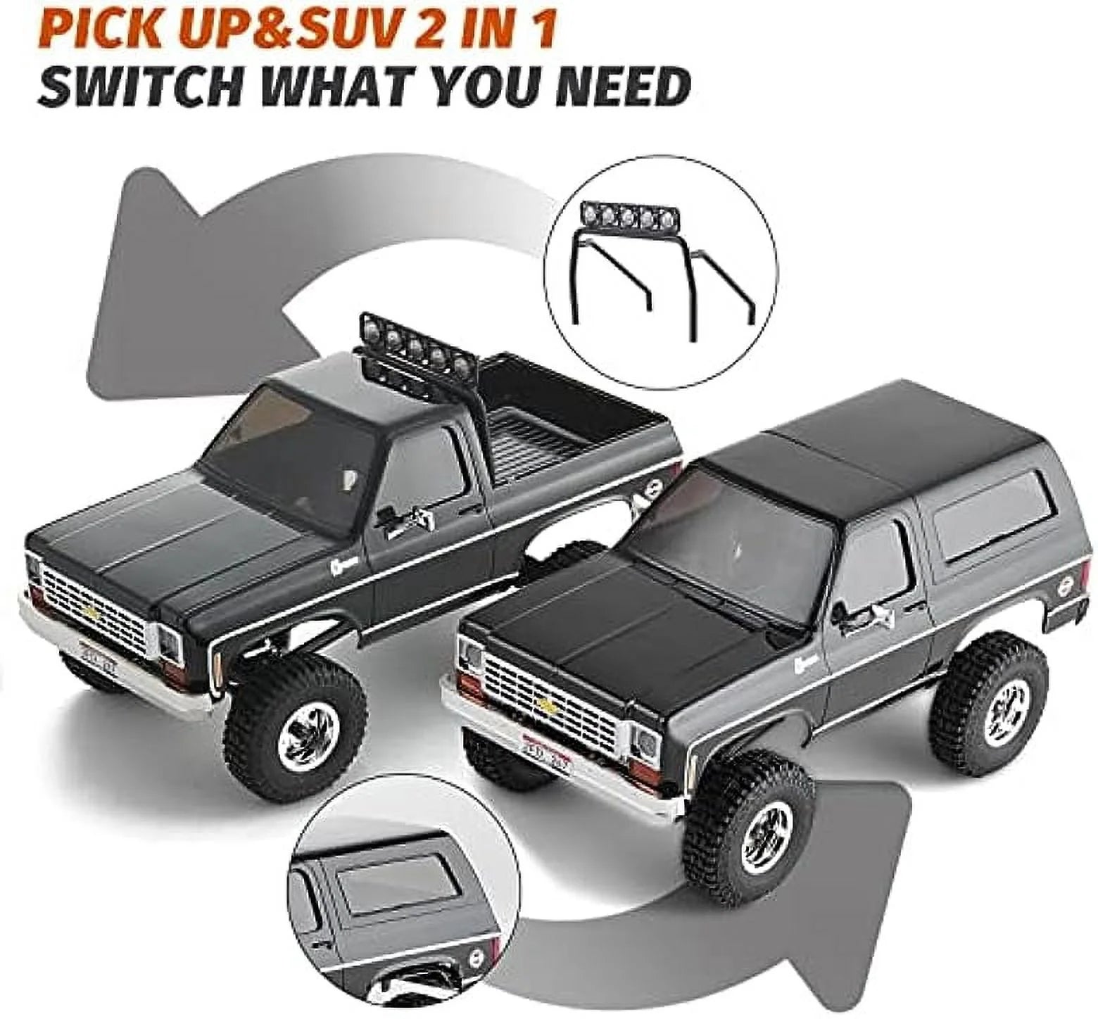 RC Crawler 4WD Off-Road Truck with LED Lights G57706