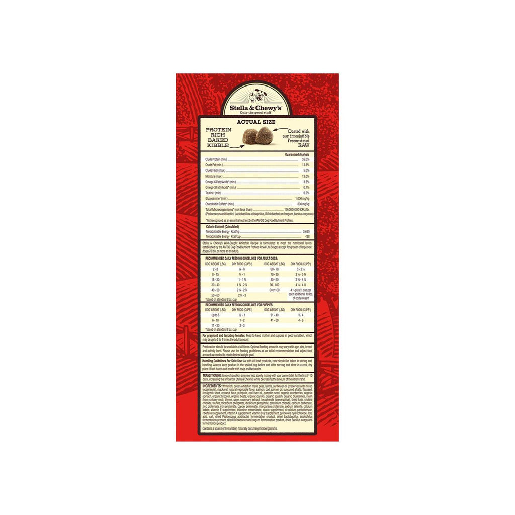 Raw Coated Dog Kibble Wild Caught Whitefish M814208