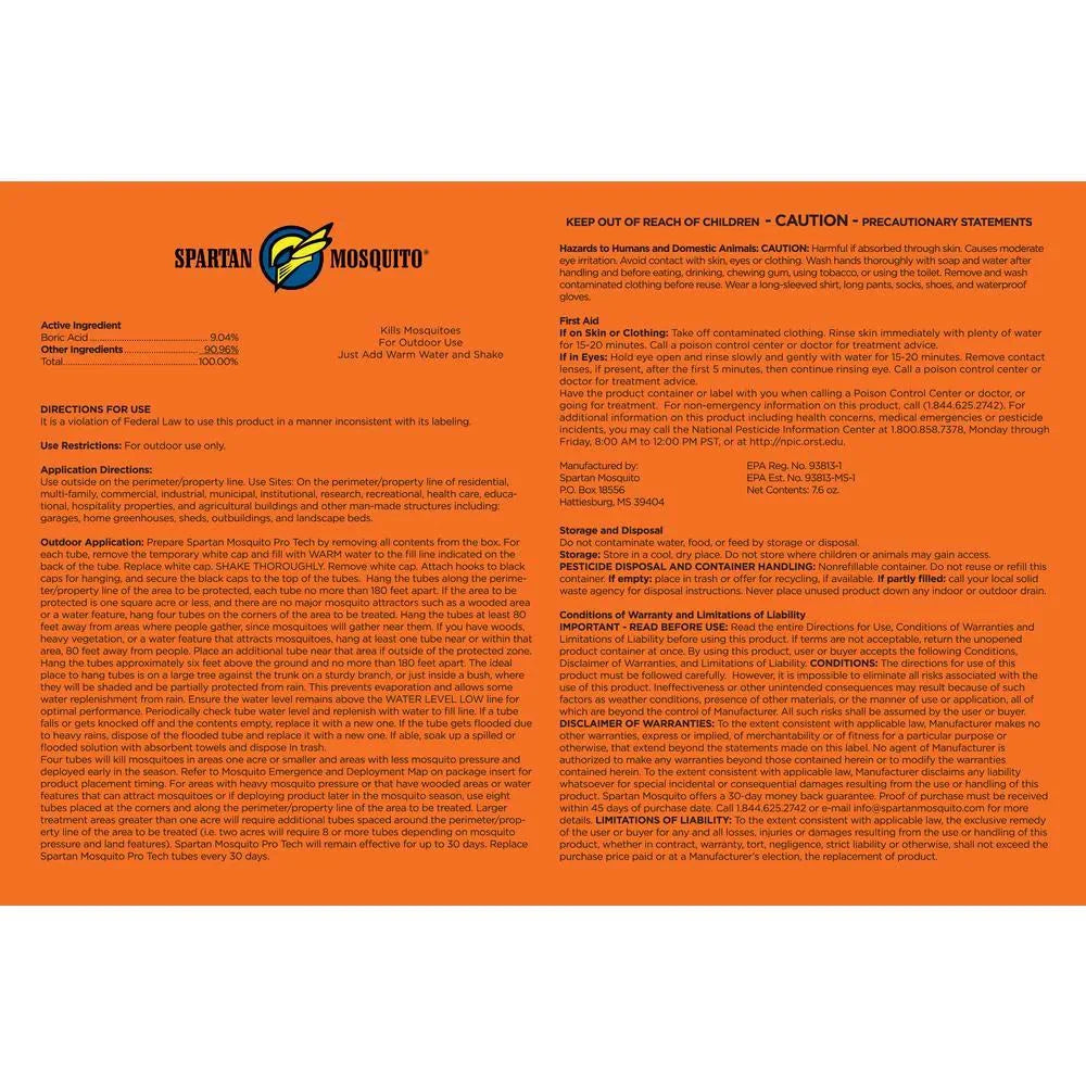 Mosquito Control Kit - 1 Acre, 4 Tubes R27368
