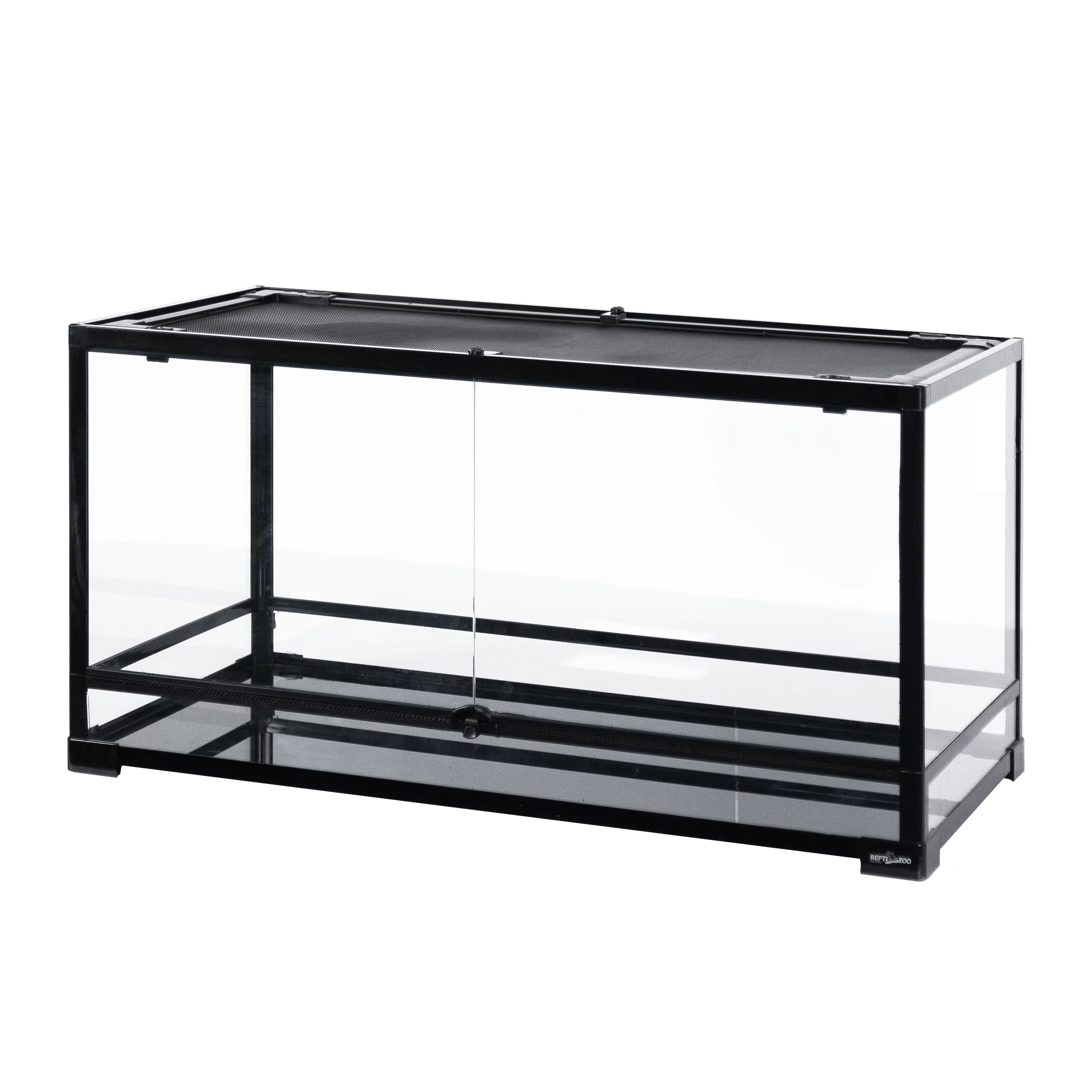 Glass Reptile Terrarium 50 Gallon Front Opening Habitat Tank P217813