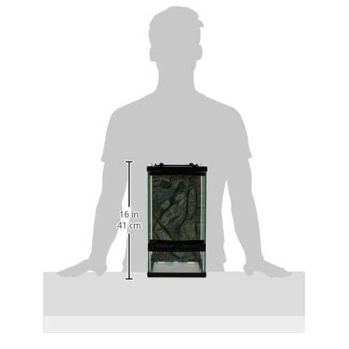 Front Opening Terrarium with Realistic Rock Foam Background P98502