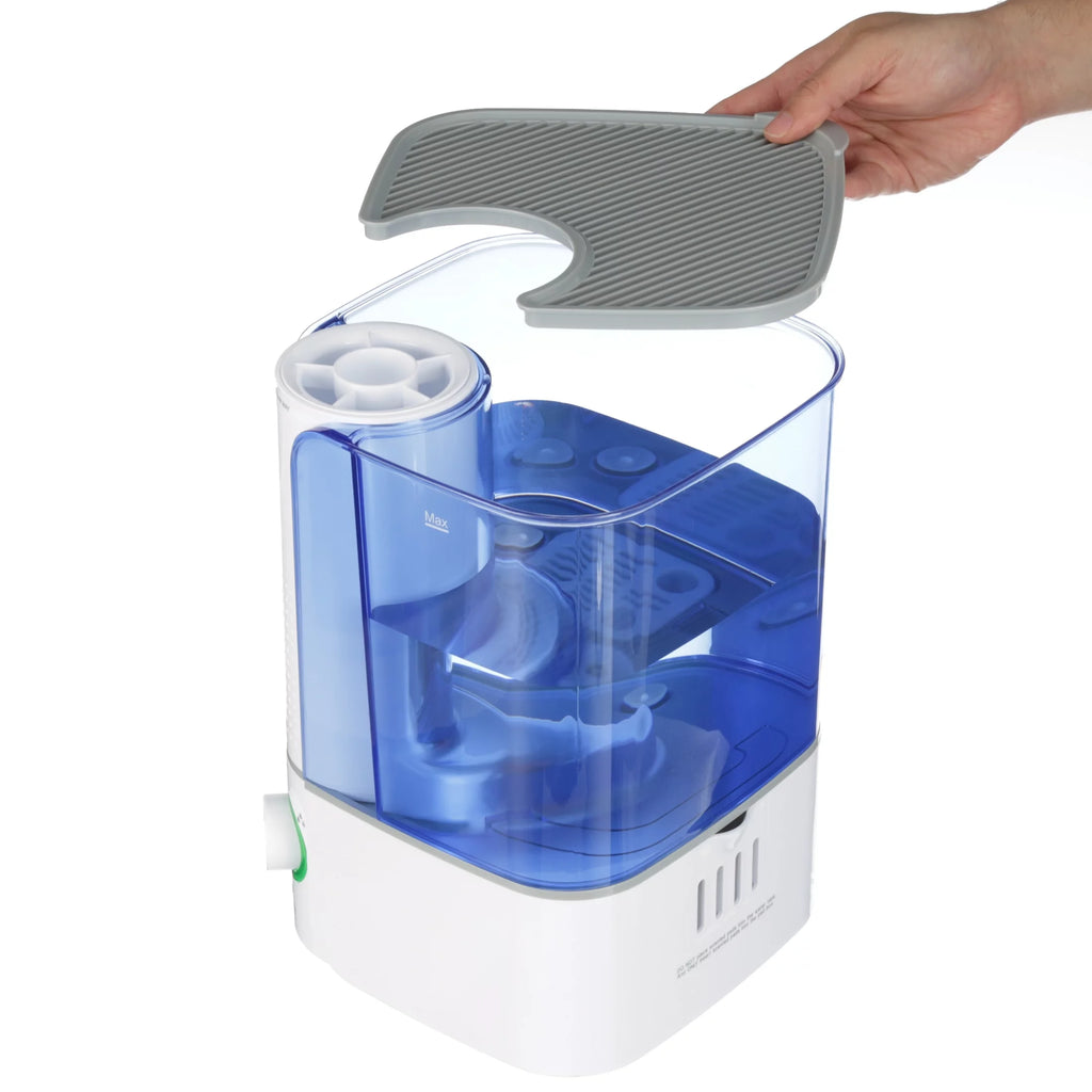 Warm Mist Humidifier, Filter Free, Top Fill, 1.3 Gallon O417