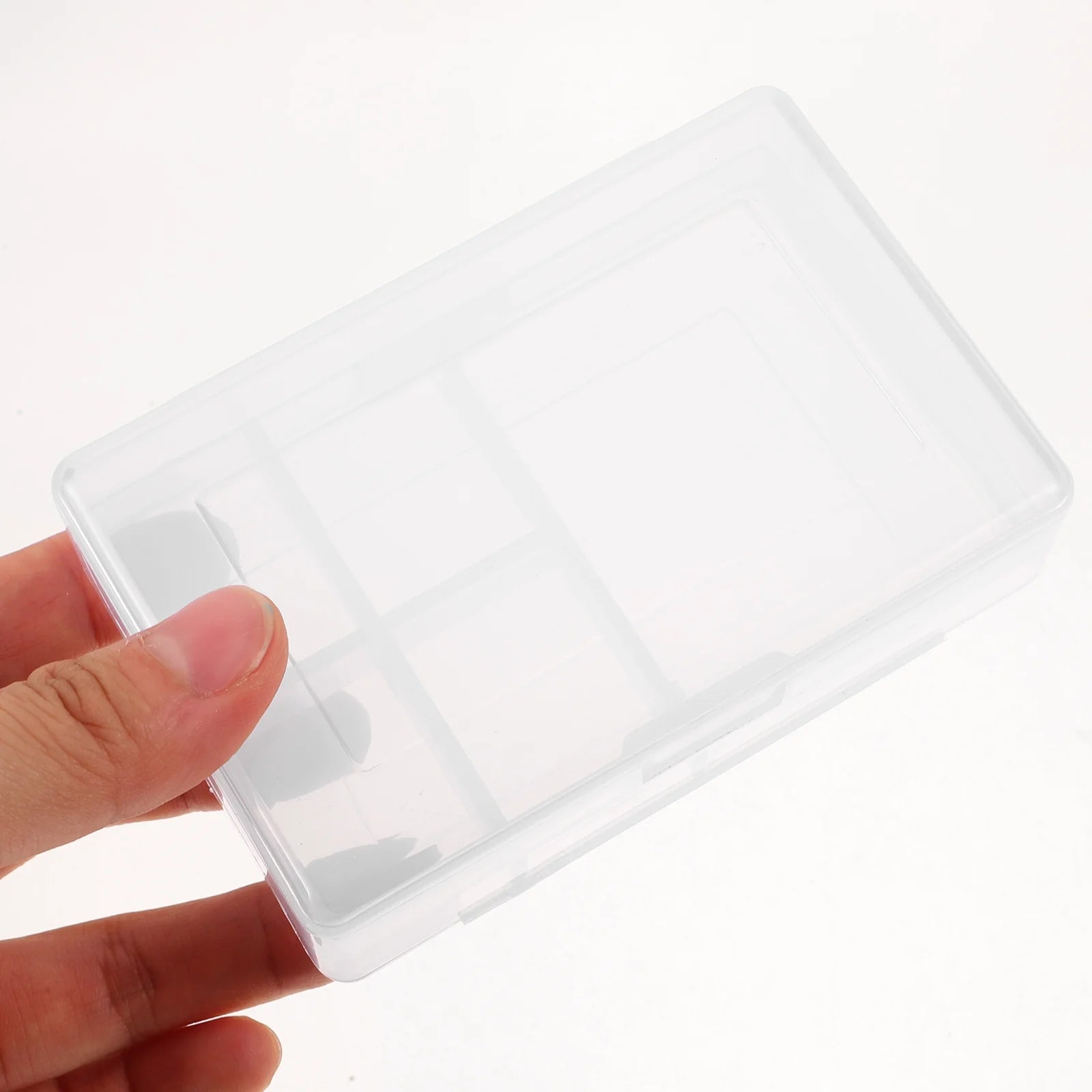 Clear Storage Boxes with Lids, 4 Pack B157552