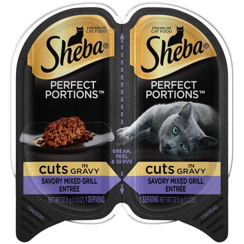 Wet Cat Food Cuts in Gravy Savory Mixed Grill Entree K221