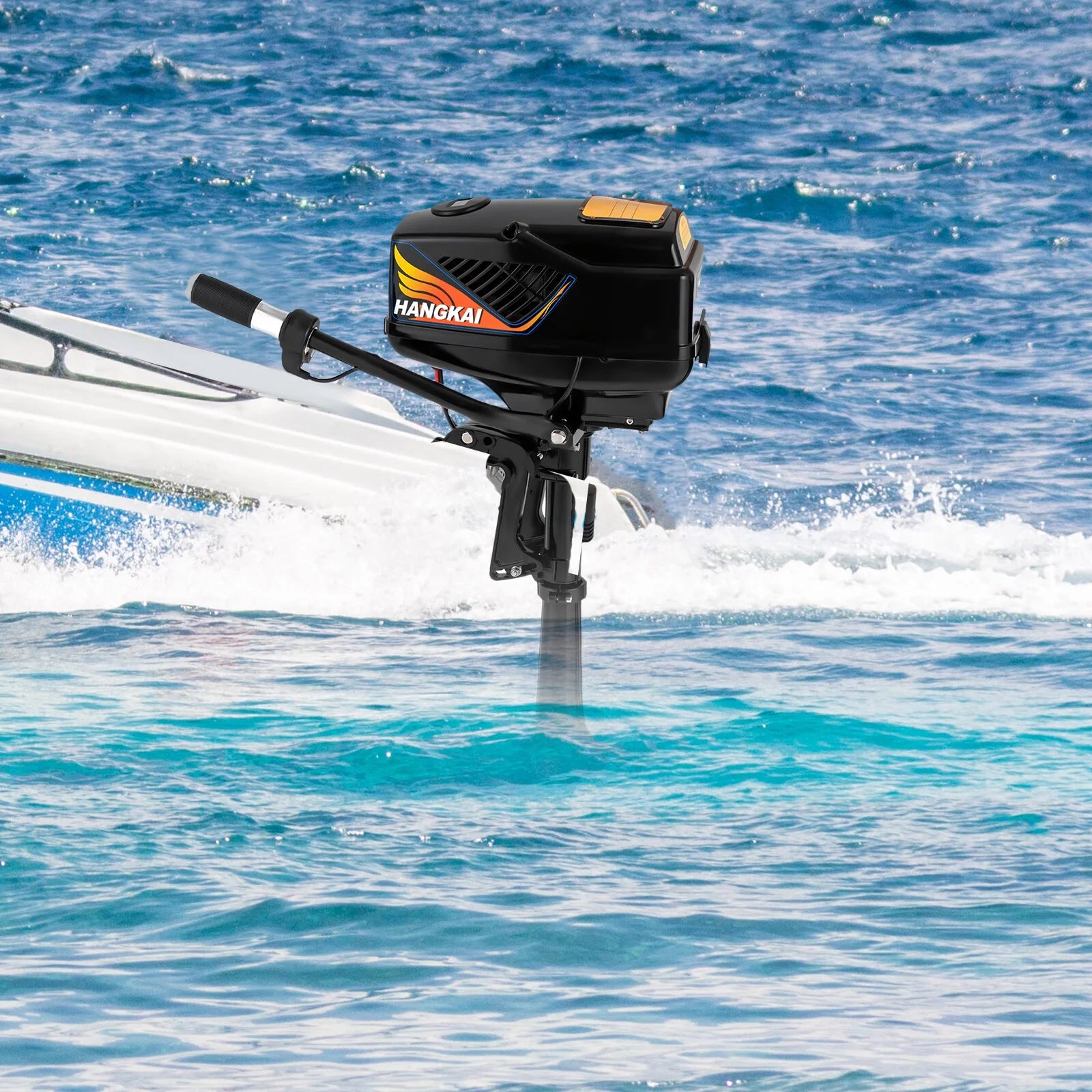48V 1200W Electric Outboard Motor for Fishing Boat with 3-Blade Propeller G889