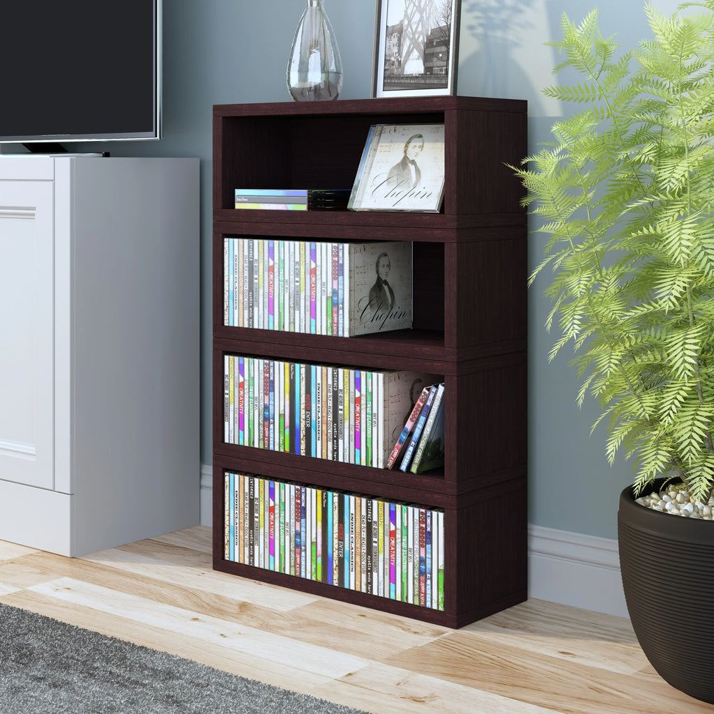 Stackable Media Storage CD Rack, Holds 40 CDs A887994