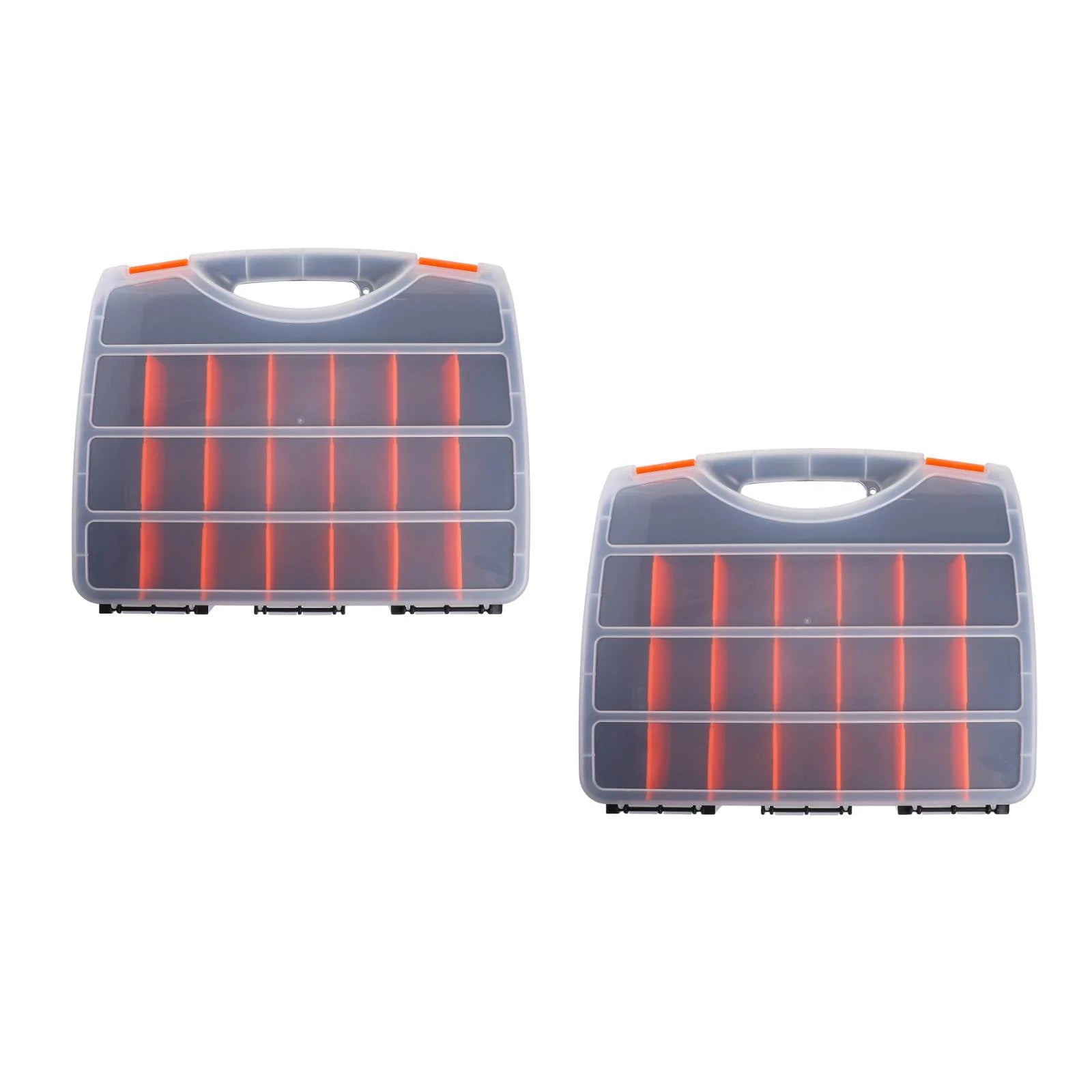 Screw Tool Organizer with Removable Dividers, Impact Resistant Storage Bins I8755