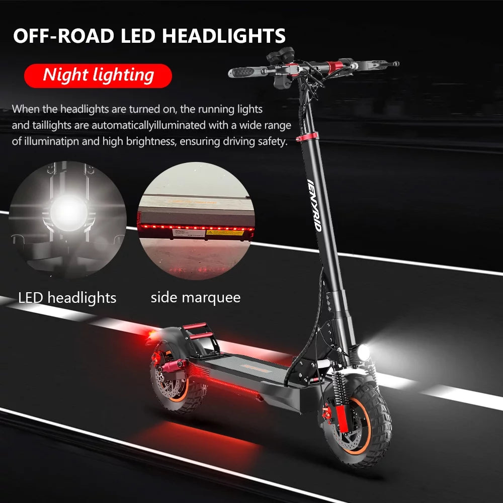 Electric Scooter 28 mph, 25 Miles Range, 700W, 10" Tires, Foldable A877022
