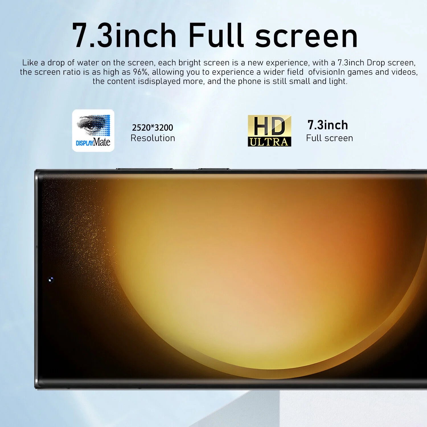7.3" Smartphone 3GB+64GB Unlocked Android 13 R871