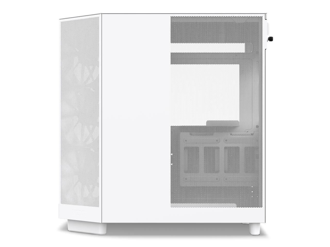 Compact Dual-Chamber Mid-Tower Airflow Case, White P7047