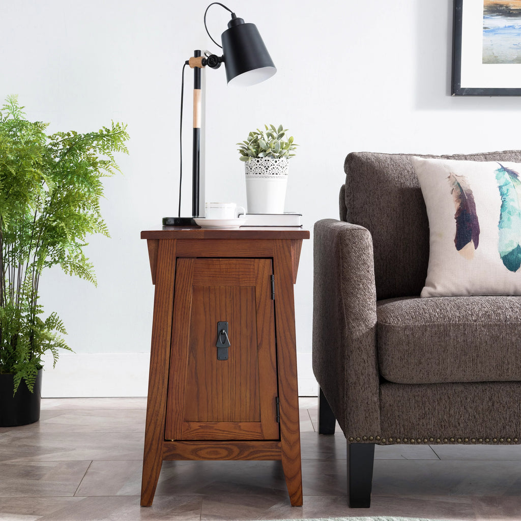 Solid Wood Mission End Table for Living Room and Bedroom Y1707