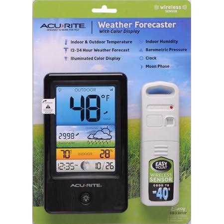 Wireless Color Forecaster with Temperature and Humidity W393
