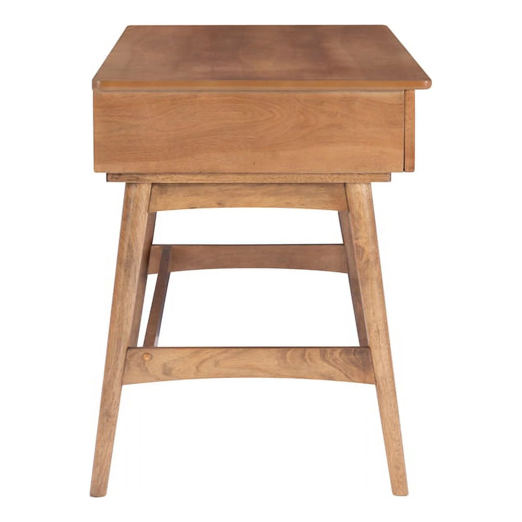 Rattan Wood Desk with Drawers E928273