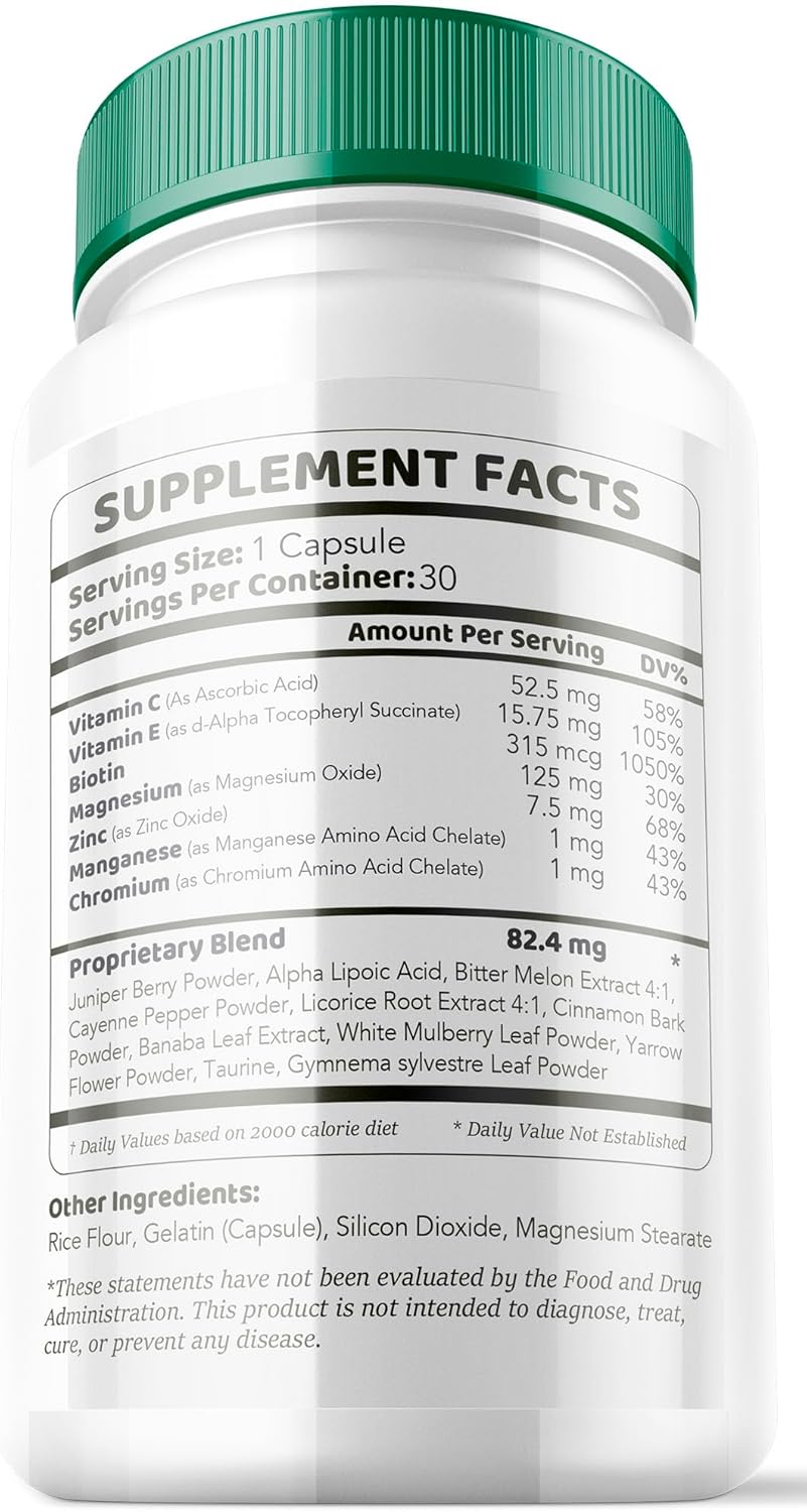 Gluco 6 Blood Support Capsules, 90 Count W89589
