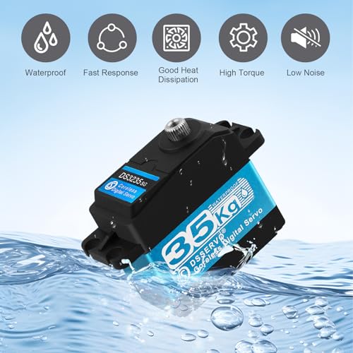 Waterproof Metal Gear Digital Servo 25T for RC Robot DIY Y32330