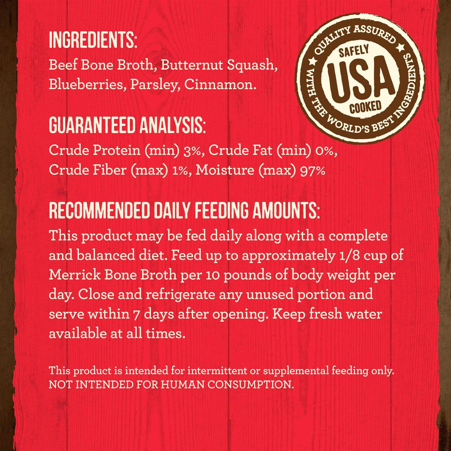 Grain Free Beef Bone Broth for Pets P563332