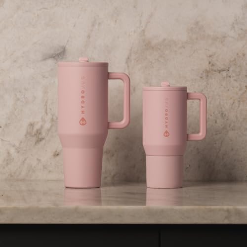 40 oz Insulated Water Bottle with Handle and Flip Straw Y728706