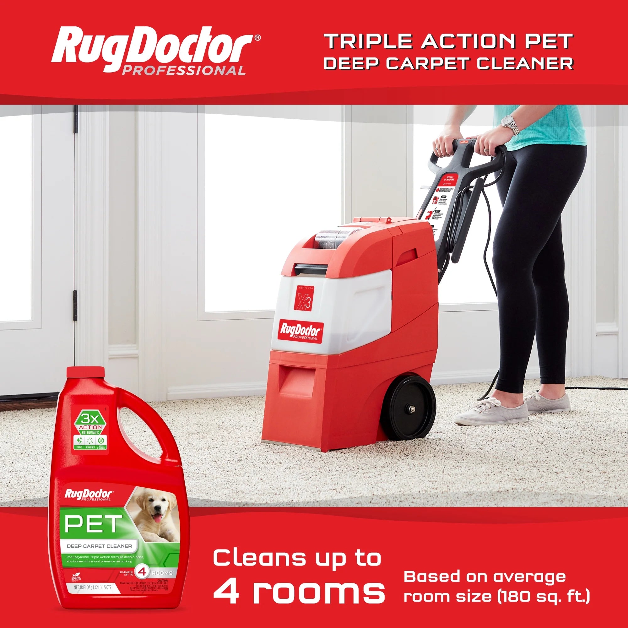Commercial Carpet Cleaner with Pet Pack D893152
