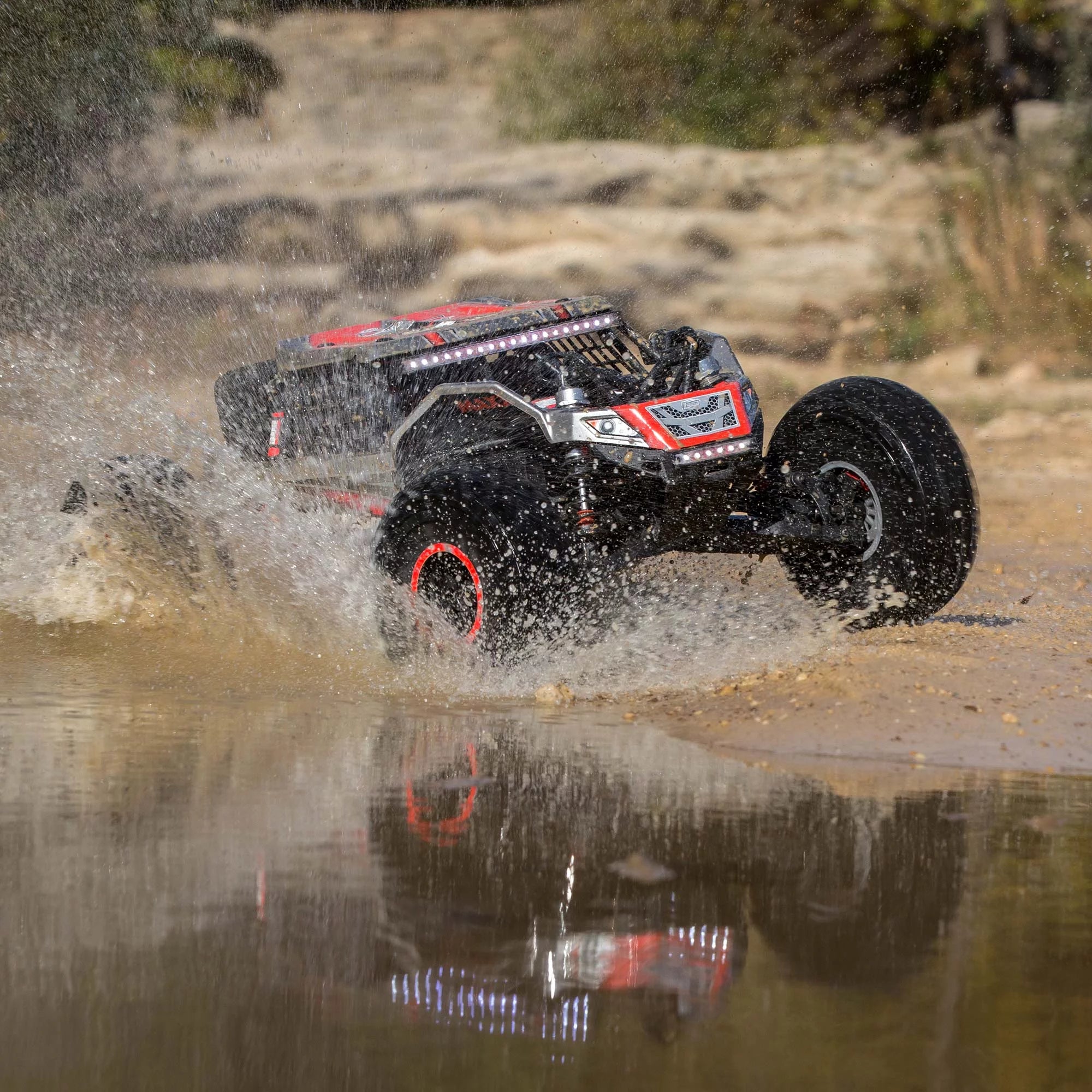 1/6 4WD Brushless Rock Racer RC Truck RTR Gray R1350