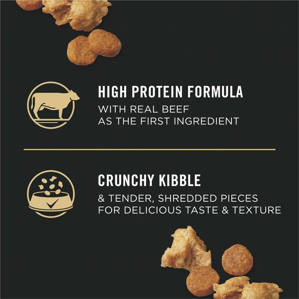 Shredded Blend Beef & Rice High Protein Dog Food for Senior Dogs P88805