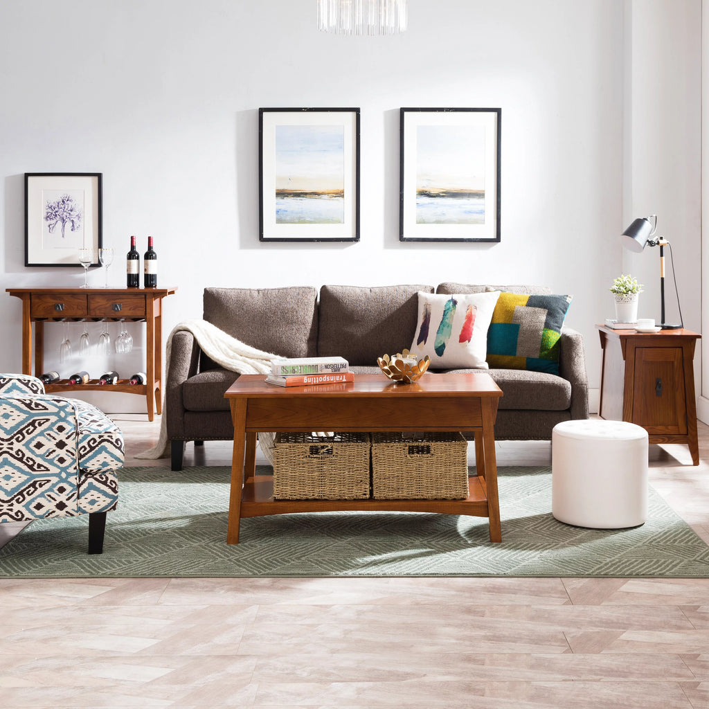 Solid Wood Mission End Table for Living Room and Bedroom Y1707
