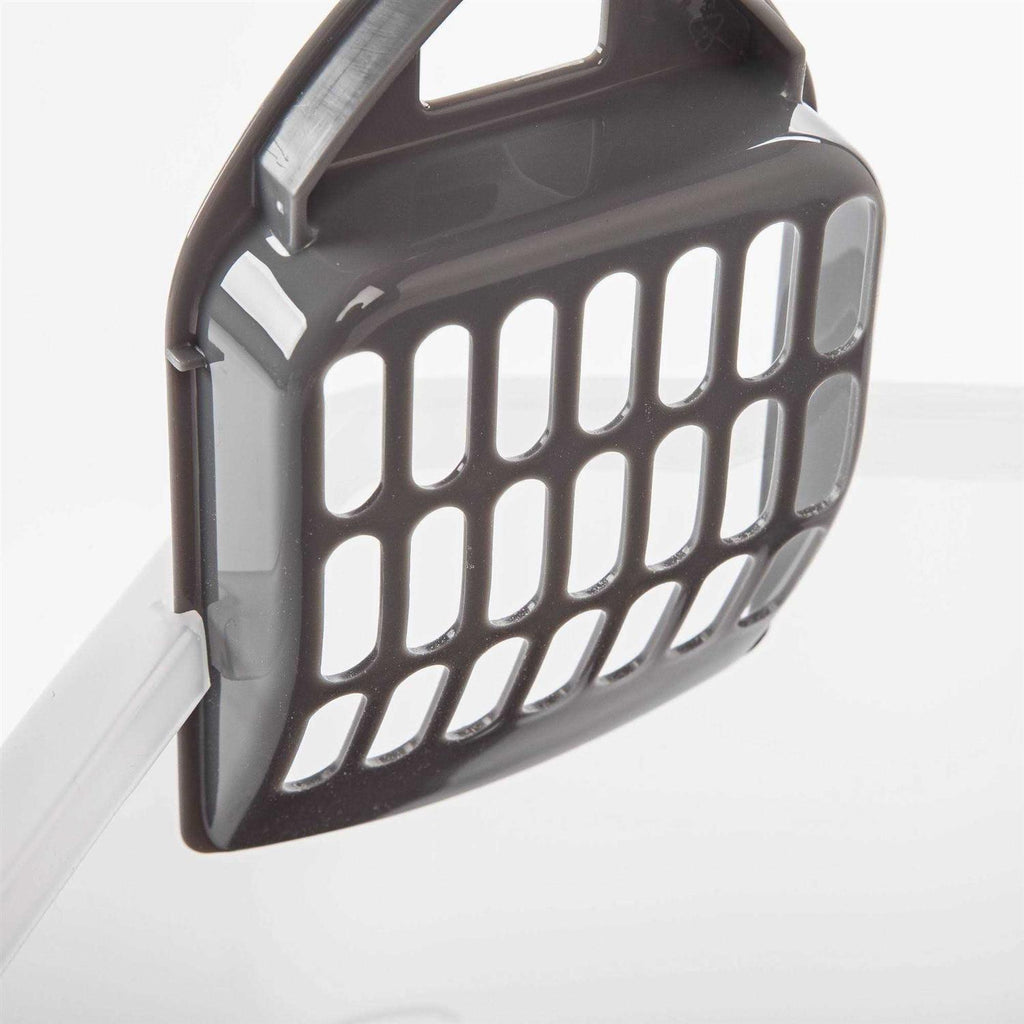 Open Top Cat Litter Box with Shield and Scoop X5139