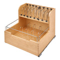 Rev-A-Shelf Food Storage Container Organizer Soft-Close, Natural