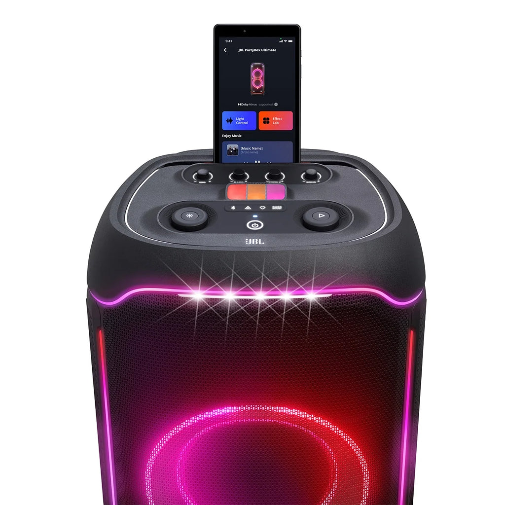 Waterproof Wi-Fi Party Speaker with Dolby Atmos and Lighting Effects Y426