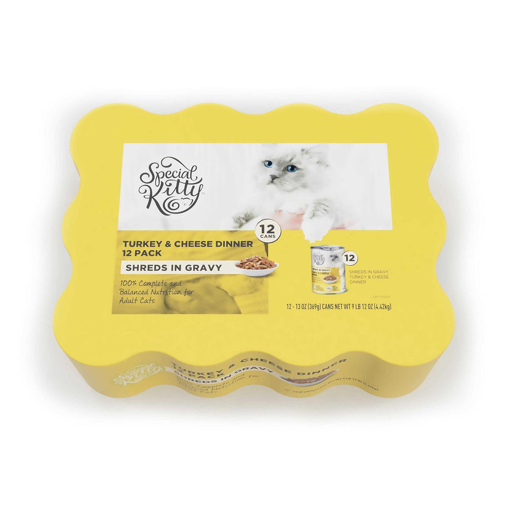 Turkey Cheese Wet Cat Food Multi-Pack F459