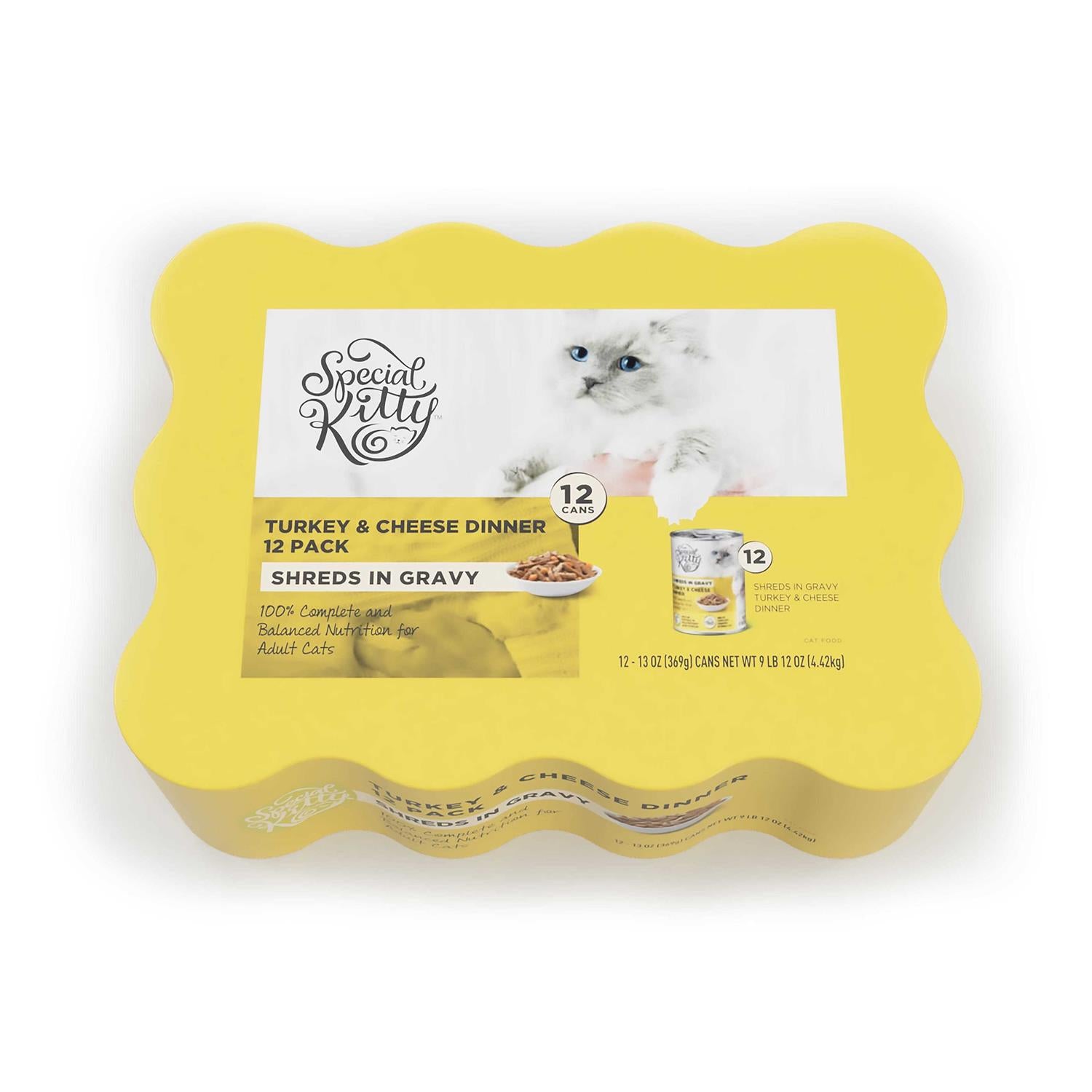 Turkey Cheese Wet Cat Food Multi-Pack F459