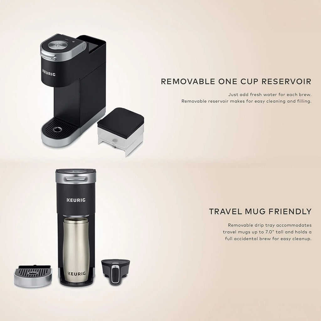 Single Serve Coffee Maker with 6-12 oz Brew Sizes, Black A265933