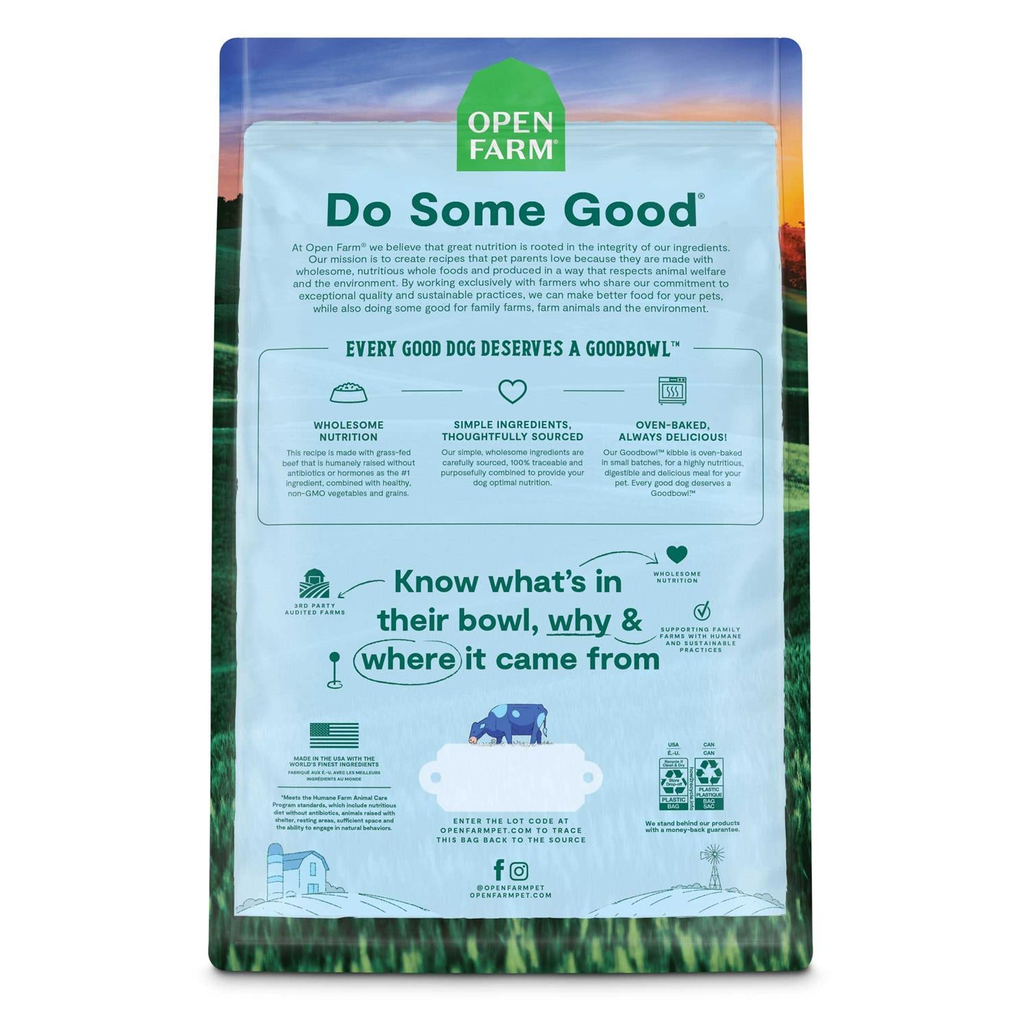 Grass Fed Beef Brown Rice Recipe Dog Food G7874