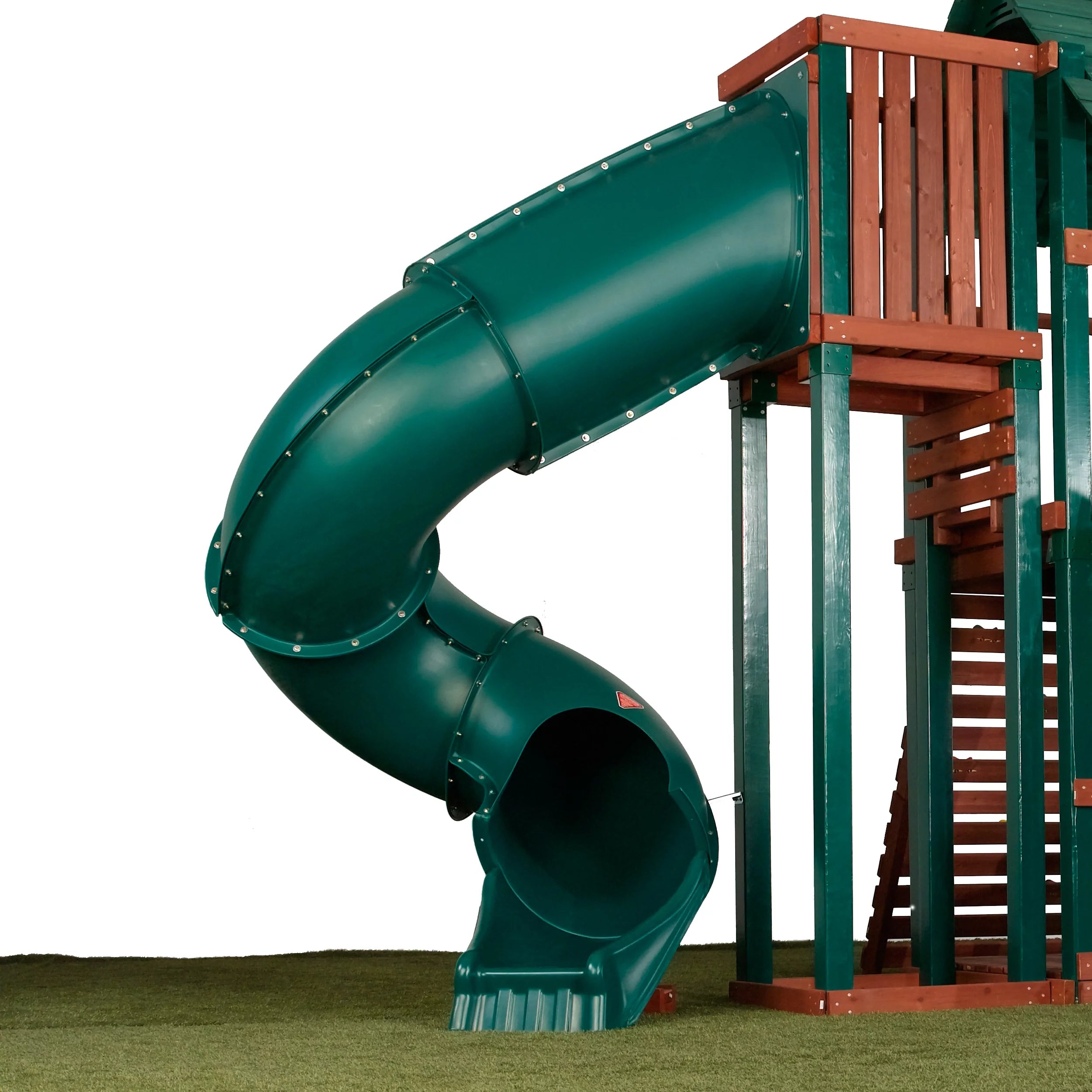 Turbo Tube Slide for Backyard Swing Sets, 7 Foot Deck Heights I2327