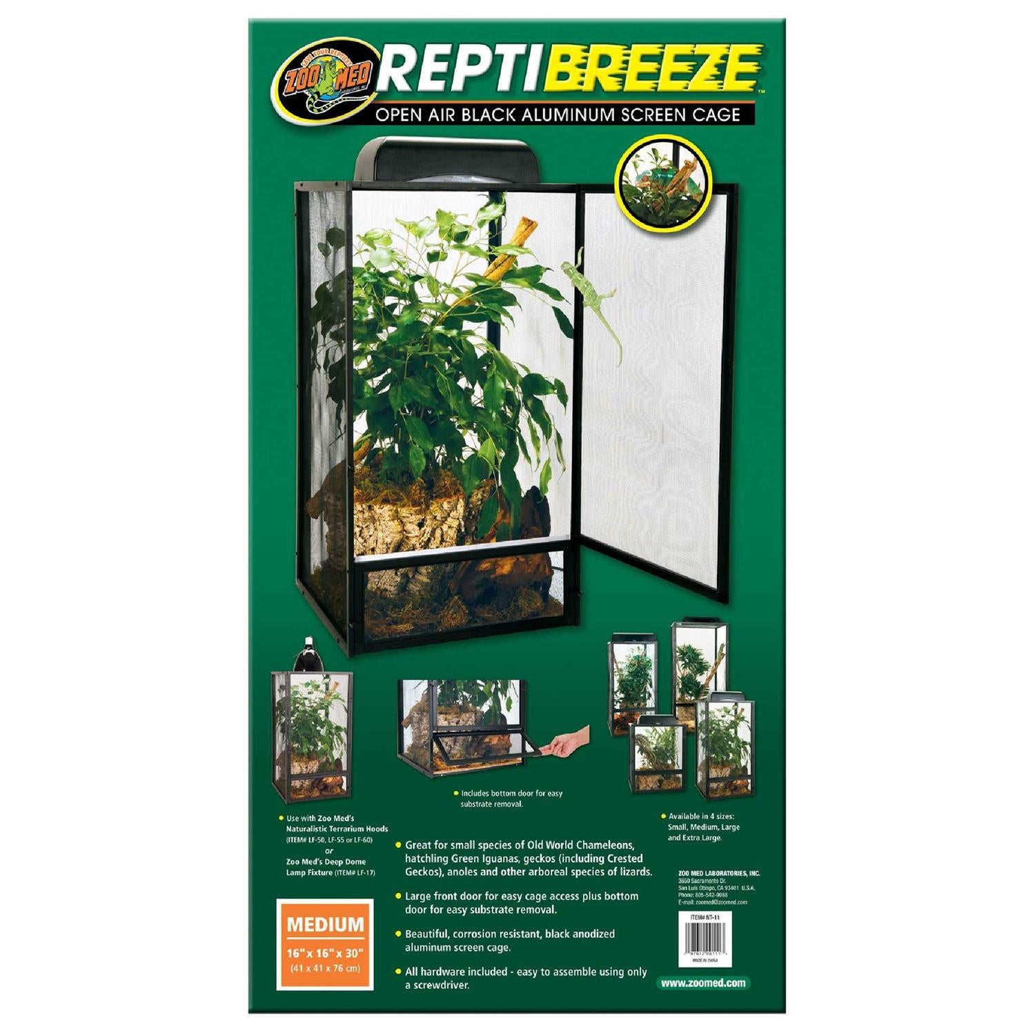 Aluminum Screen Cage for Reptiles L262015