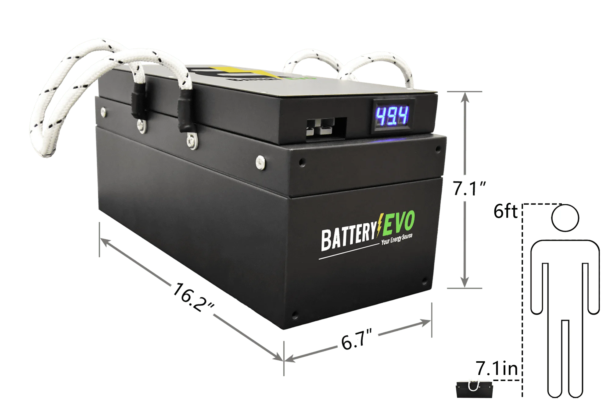 48V 47Ah Golf Cart Battery Replacement P74003