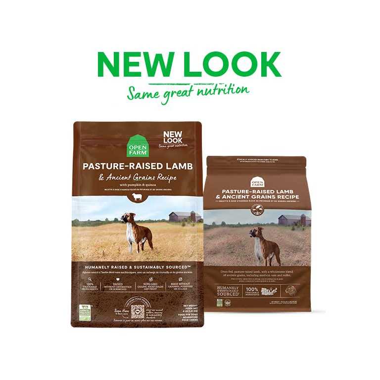 Pasture Raised Lamb Ancient Grains Dry Dog Food M96040