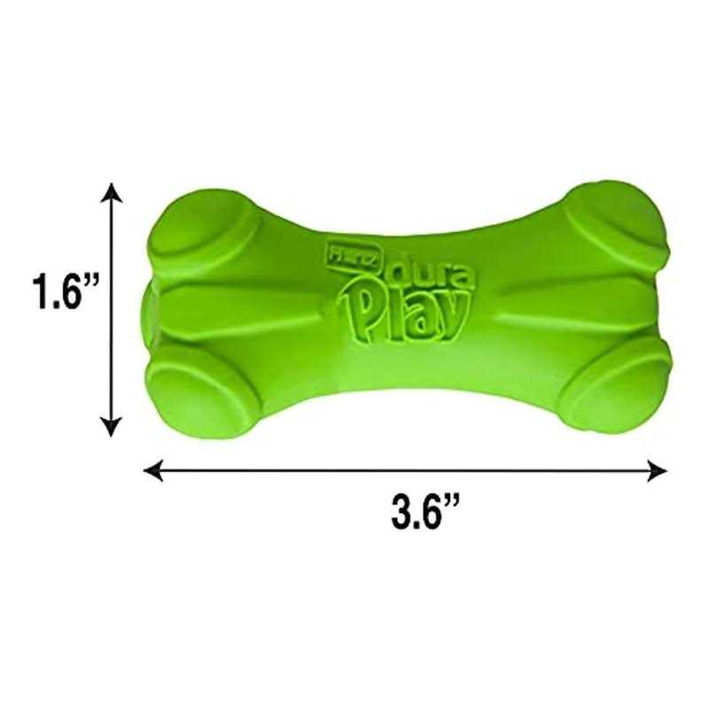 Squeaky Latex Dog Toy Bone Q67412