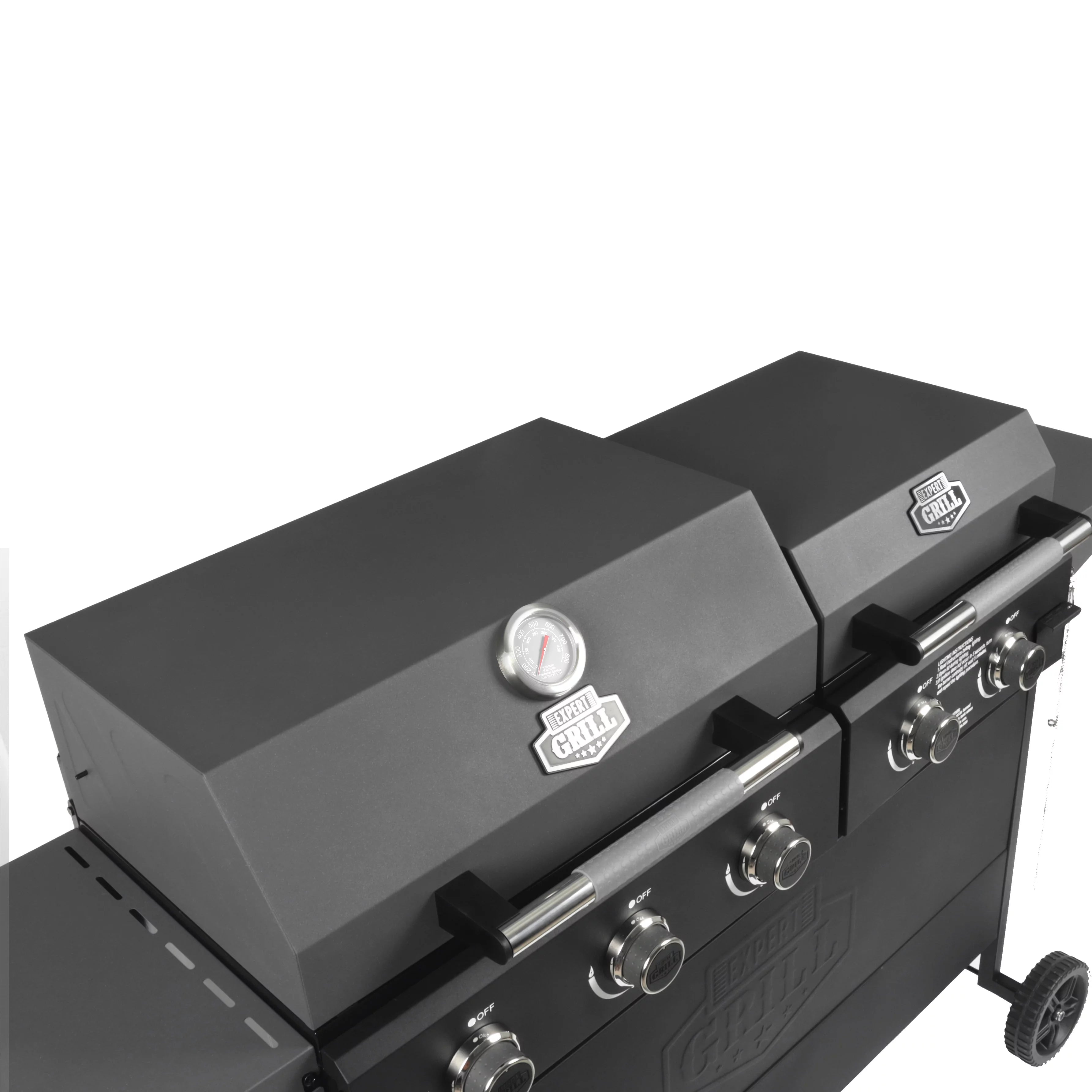 5 Burner Propane Gas Grill and Griddle, Black W571