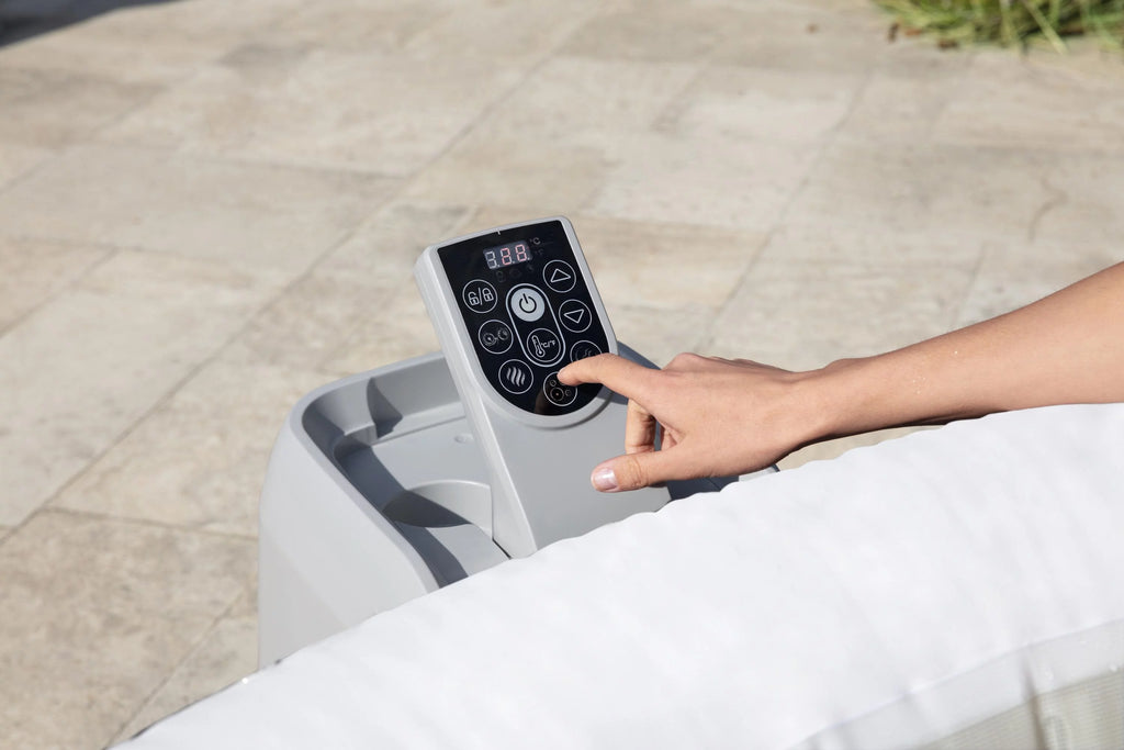 Inflatable Hot Tub with LED Lights, 104°F Max V751546