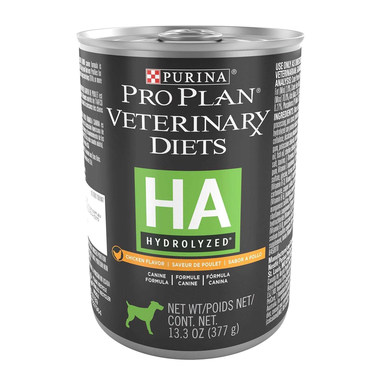 Purina Pro Plan Veterinary Diets HA Hydrolyzed Chicken Flavor Canine Formula Adult Wet Dog Food - Pet Supplies online store