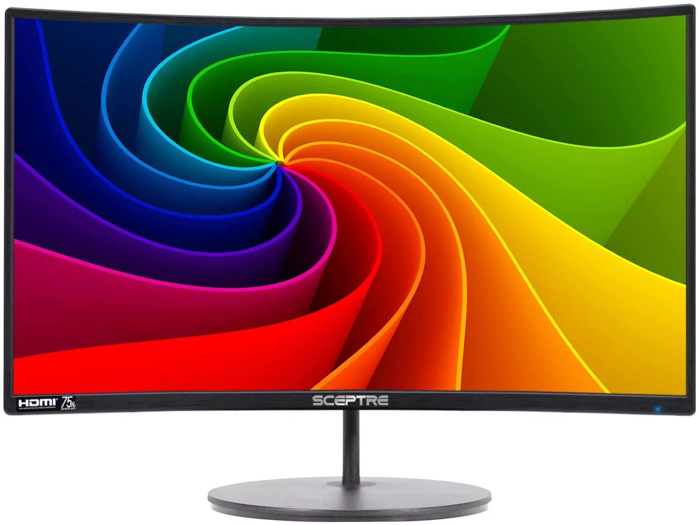 24" Curved 75Hz Gaming LED Monitor Full HD 1080P HDMI VGA Speakers, VESA Wall Mount Ready O8045