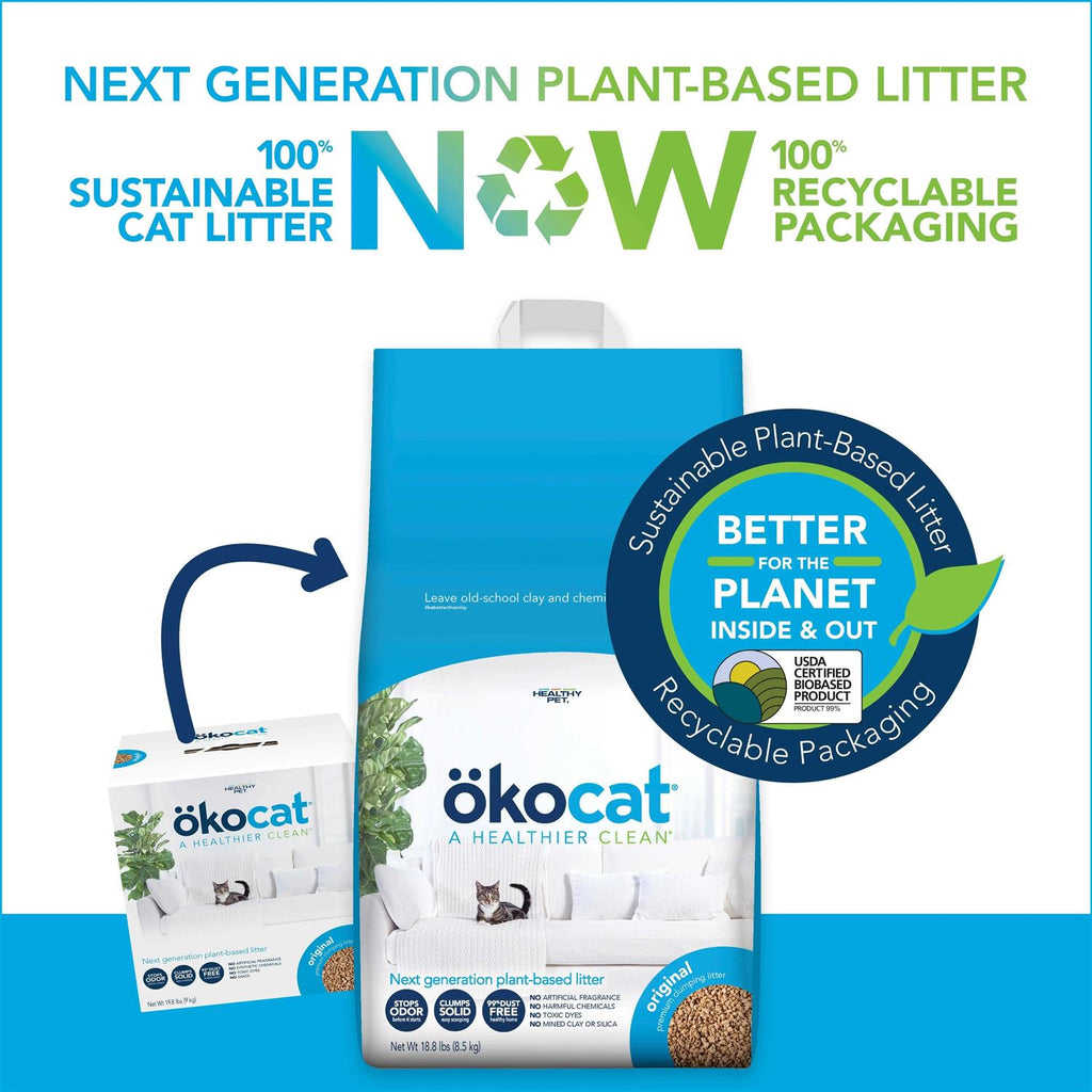 Natural Wood Clumping Cat Litter K15944