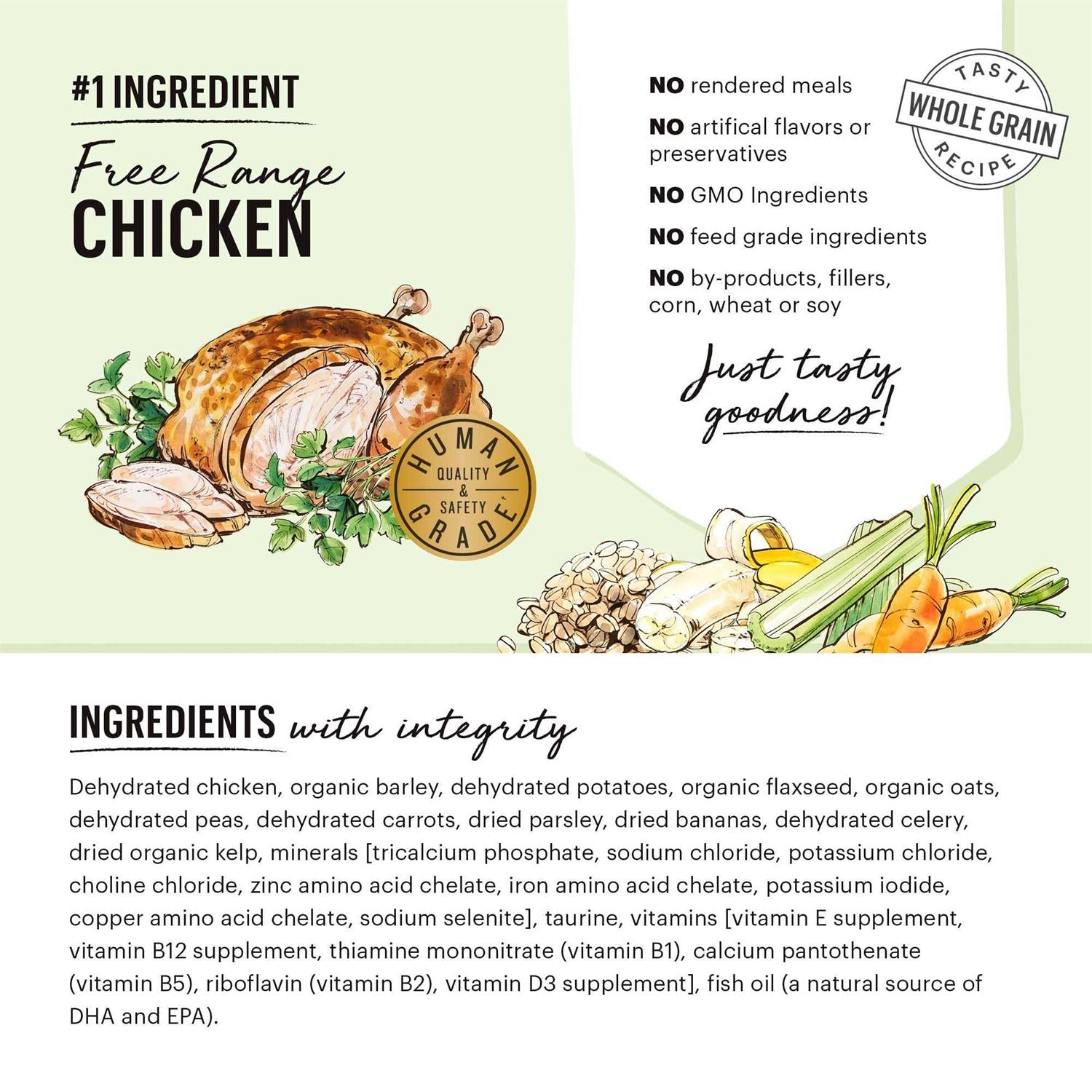 Dehydrated Whole Grain Chicken Dog Food L154397